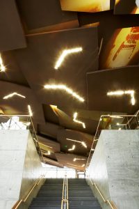 Akustikpuds - Akustikloft: DR-byen - Foyer under koncertsal